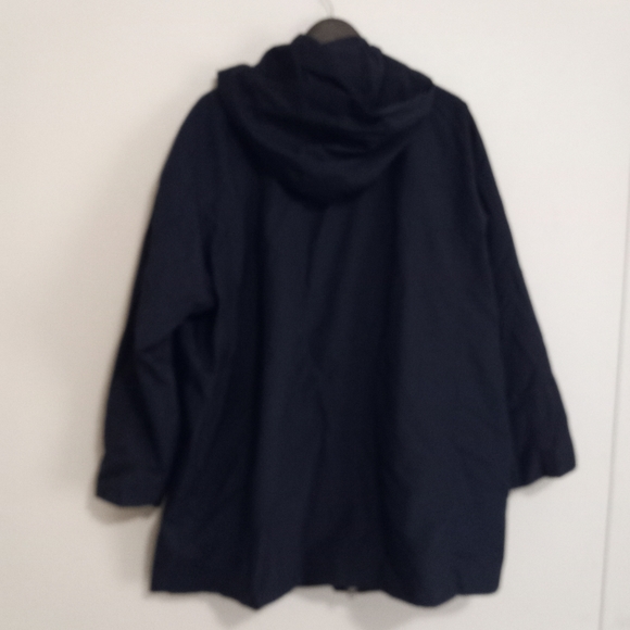 Eddie Bauer XXL Mens Water Resistant Snap Zip Front Hooded Nylon Jacket - Picture 11 of 12